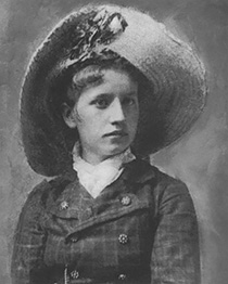 Ella Condie at age 16 in 1878